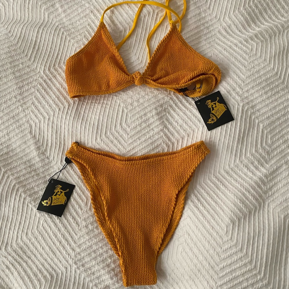 SKATIE x Salty Blonde bikini in Sunshine